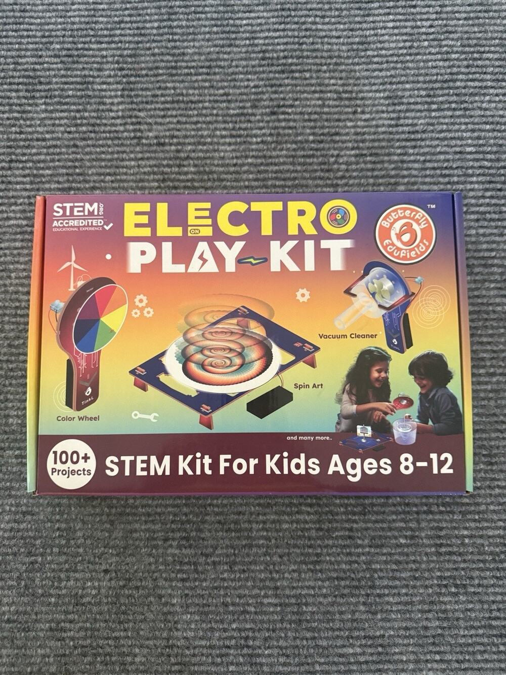 Electro Play STEM Kit Age 8-12. 100+ Educational Projects